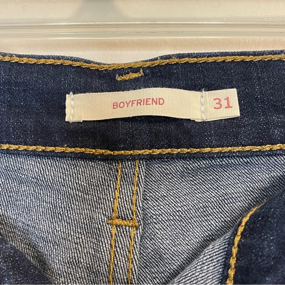 Levi's Indigo Boyfriend Jeans - Picture 5 of 8